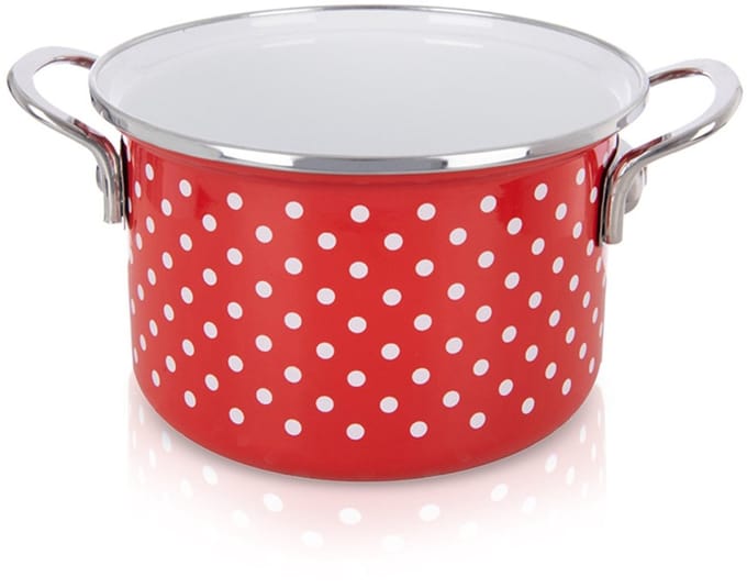 Kookpan Geëmailleerde TECKA 18 cm, 2 l - Kookpot - Soeppan