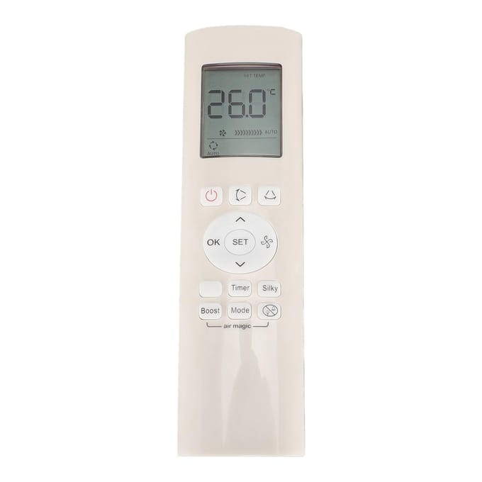 Télécommande de climatiseur Télécommande de remplacement professionnelle Compatible pour RG58N(B2H) white