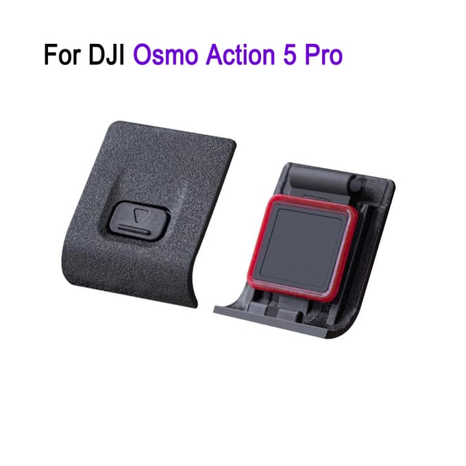PULUZ ABS Data Port Zijkap Vervanging Voor DJI Osmo Action 5 Pro, Voor DJI Action 5 Pro Camera USB Data Interface Kap Vervanging