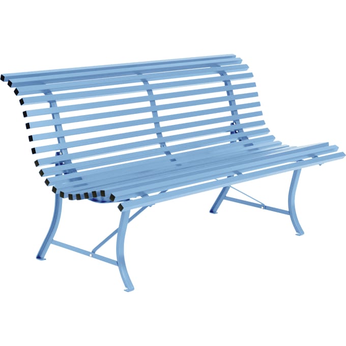 Fermob LOUISIANE bank - E1 Maya blauw - 150 x 80 x 72 cm