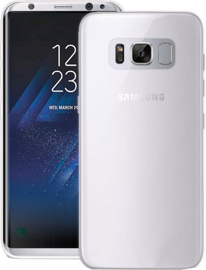 Puro Ultra Slim "0.3" Cover do Galaxy S8+ pĂłĹ‚przezroczysty