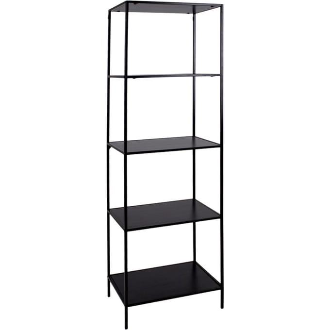 House Collection Stellingkast Dina Zwart 51 x 36 x 170 cm