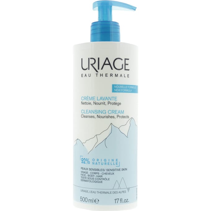 Uriage thermal water cleansing cream creamy cleansing gel 500ml