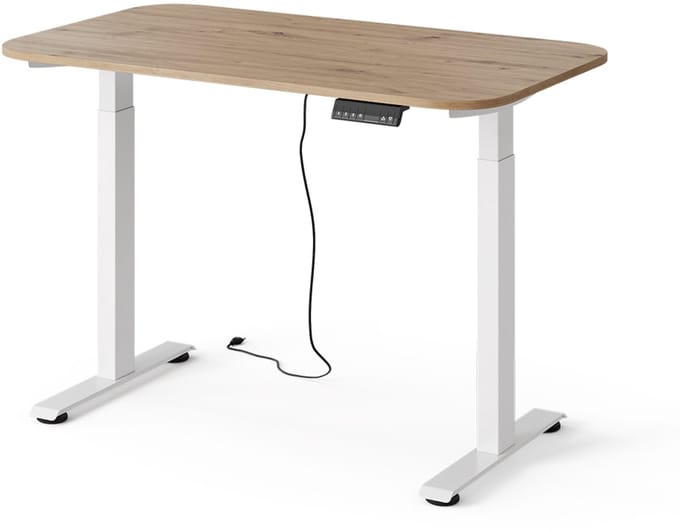 Vicco Elevate Bureau – 120 x 70 cm 2 motoren Wit/Kunstnijverheid