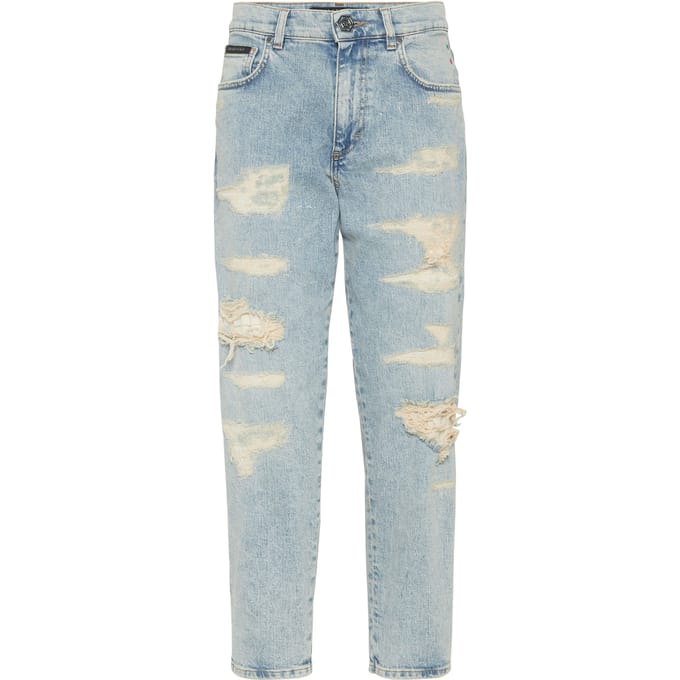 Mom Fit Vintage Denim Trousers