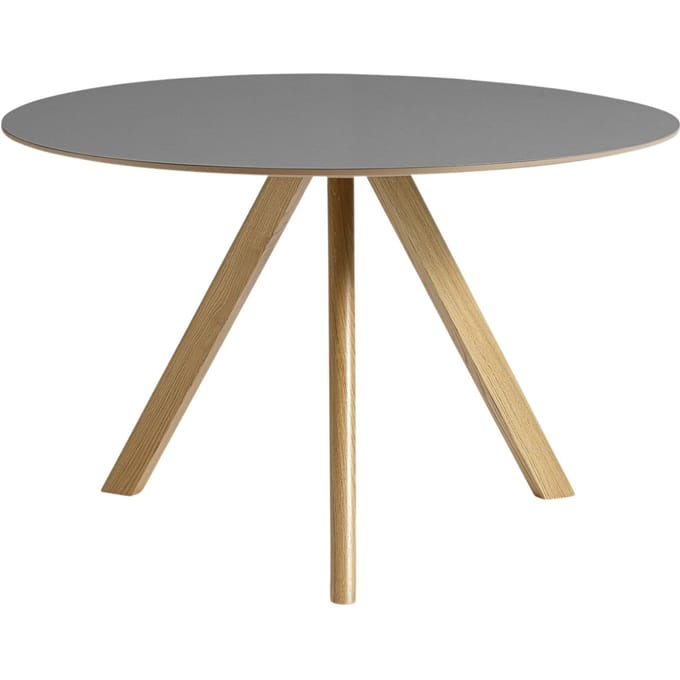 HAY Copenhague CPH20 tafel - grijs - Ø 120 cm