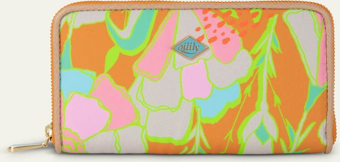 Oilily Zoey - Portemonnee - Dames - Ritssluiting - Bruin - One size