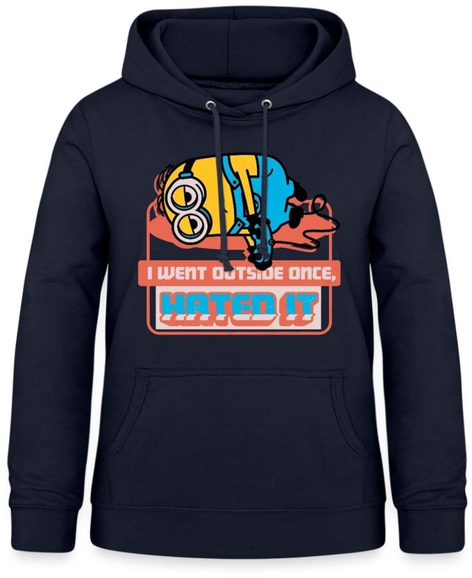 Minions Dave Ging Buiten Het Kantoor Quote Hoodie Dames