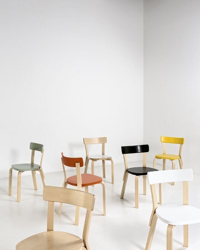 Artek 69 stoel - berken