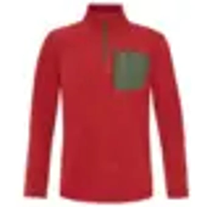 Protest Prtcare – Skipully Heren – Lange mouwen – 1/4 rits – Barn Red