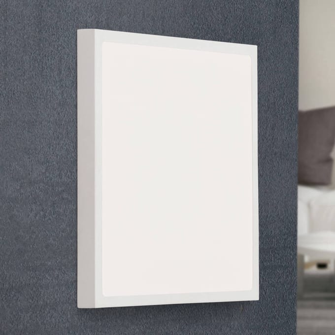 ORION LED wandlamp Vika, vierkant, wit, 30x30cm