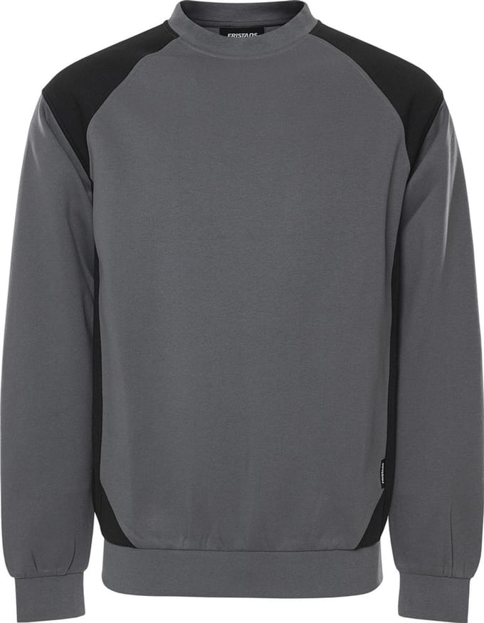Fristads Sweater 7148 GSM - Grijs/Zwart - M