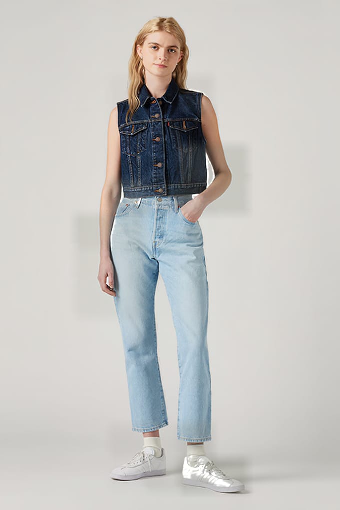 Levi's 501 Straight Jeans Blue Maat: W32L28 | Straight Jeans Outlet | Dames | Blauw