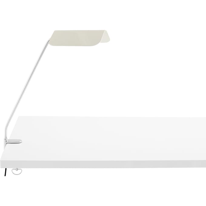 HAY Apex Desk Clip Klemlamp - oyster white
