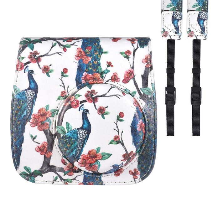 Camera Peach Blossom Rugzak Case Pouch Bescherm Voor Instax Fujifilm 8/8s/9 veelkleurig