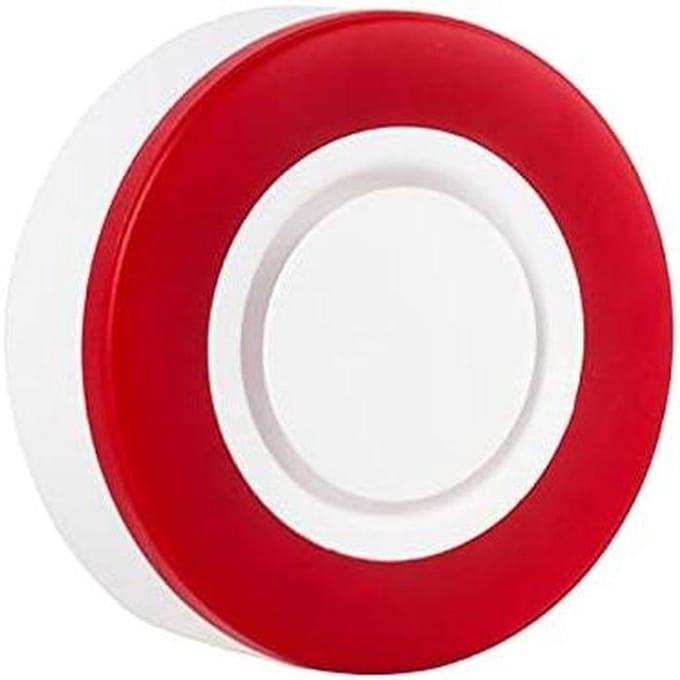 Slimme Sirene - Alarm Sensor - Huis Beveiligen - Met Noodstroom - 95 Decibel - Rood