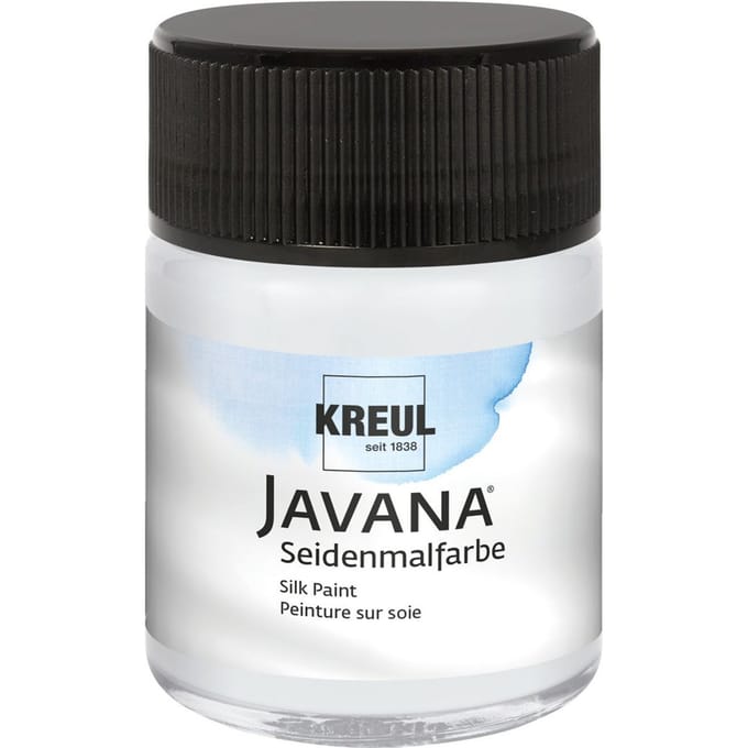 KREUL Javana Zijdeverf, 50 ml - Gemengd Wit