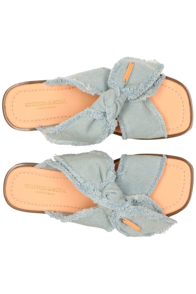 Scotch & Soda Tilda Denim Talla: 38 | Chancletas Outlet | Mujer | Azul