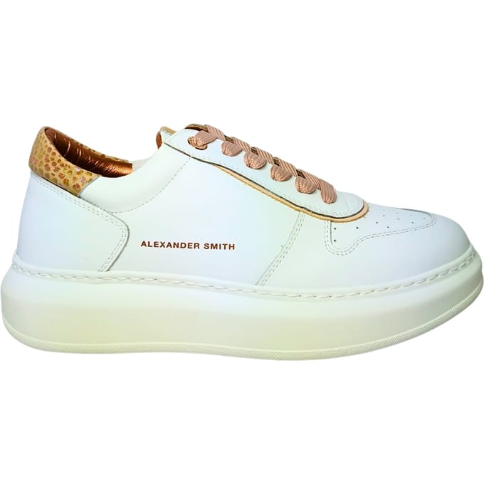 Damesschoenen Alexander Smith Sneakers Cambridge Woman, White Nude