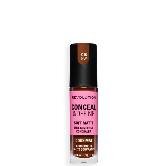 Revolution Conceal and Define Full Coverage Concealer (Various Shades) - C16NW