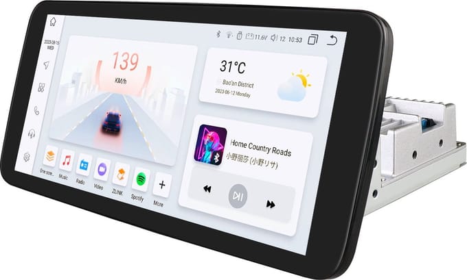 Car Multimedia Player - S4 - 4GB - 32GB - AI AHDC2 - Carplay Screen - Touchscreen - Car Navigation System - Universal - Multimedia Car Radio