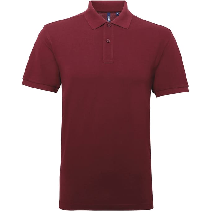 Asquith & Fox Heren Poloshirt met korte mouwen Prestatiemengsel (Bourgondië)