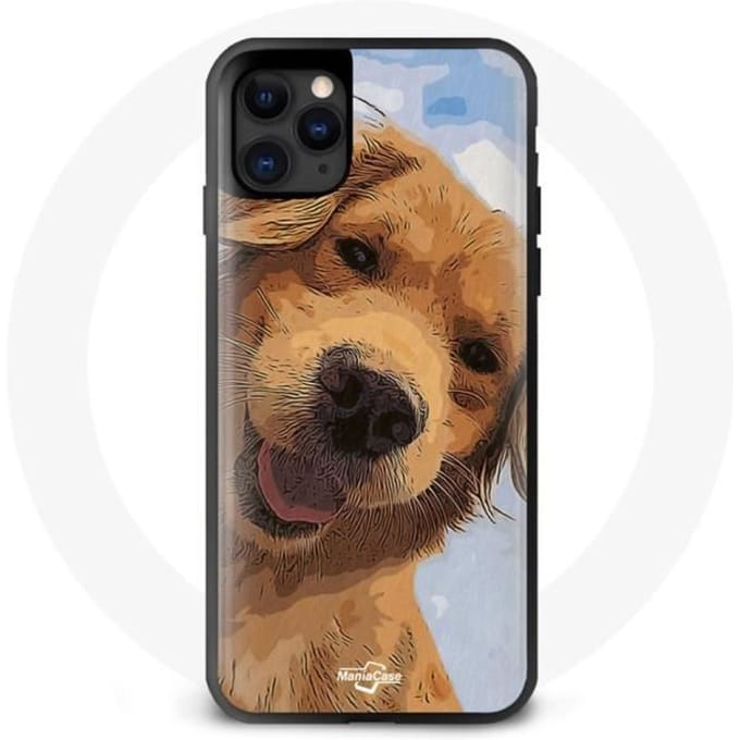 Iphone 12 mini-Golden retriever-hoesje
