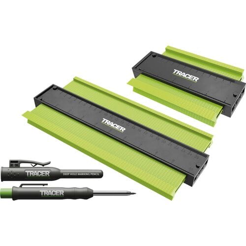 TRACER ACG3 Profielmal set incl ADP2 Diepgatpotlood 3-delig