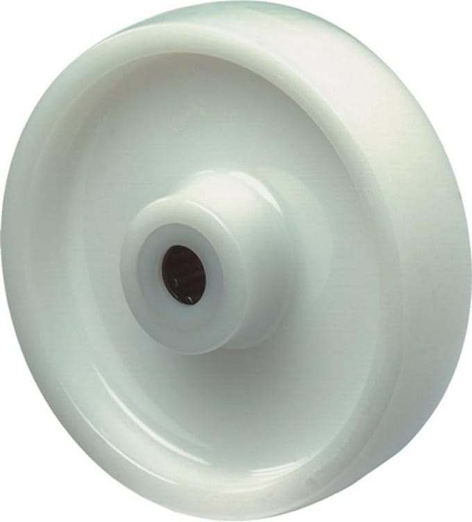 Kelfort Los PVC wiel wit gelagerd 100mm (Prijs per stuk)