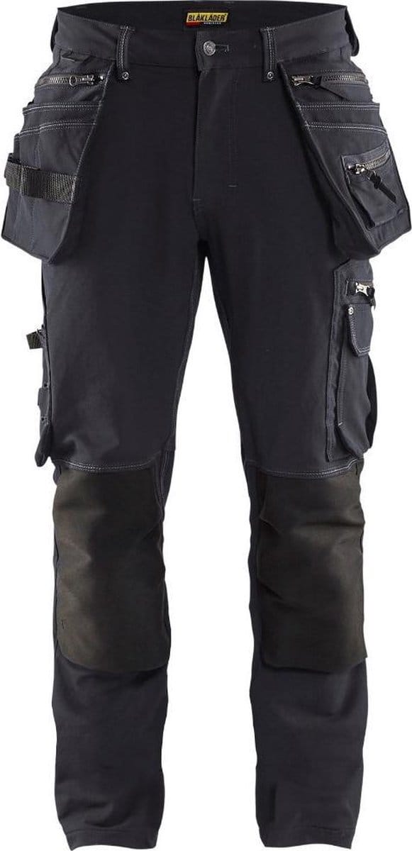 Blaklader Werkbroek met 4-weg stretch X1900 1998-1644 - Donkergrijs/Zwart - C150