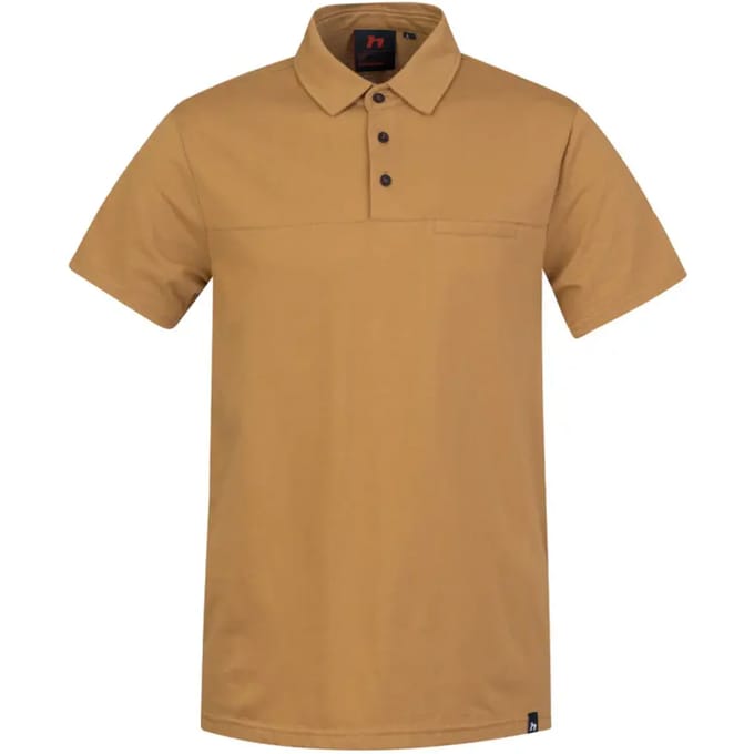 Hannah Kajan Korte Mouw Poloshirt Bruin S Man