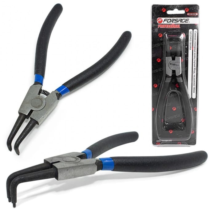 Forsage F-609180SB - Seger Ring Tang - Extern Gebogen - 180 mm - Automotive
