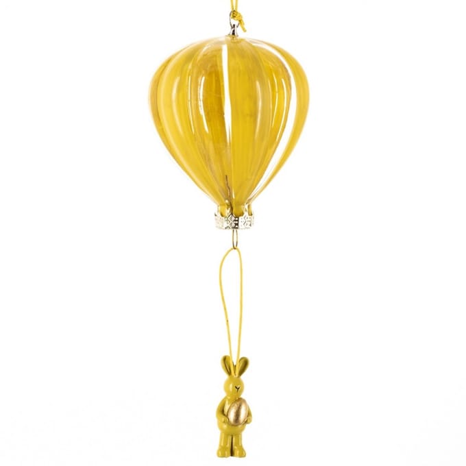 Hanger Luchtballon konijn geel