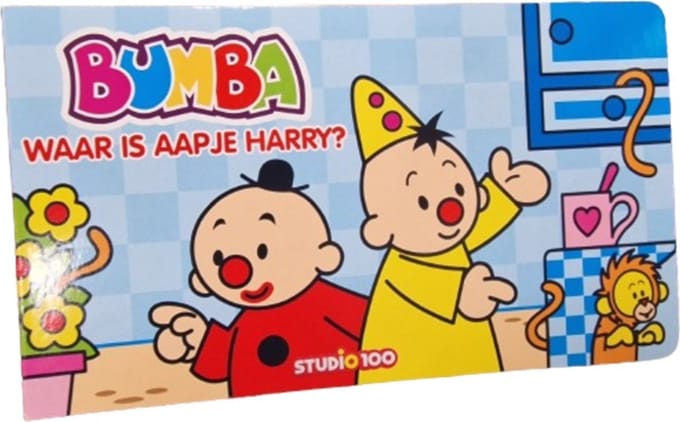 Bumba Kartonboekje Waar is aapje Harry - Met 14 pagina's