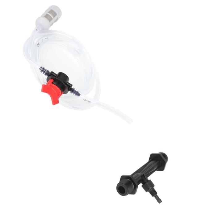 Meststofinjector Plastic Efficiënt met Waterslang Druppelirrigatie Meststofinjector voor Gazon white