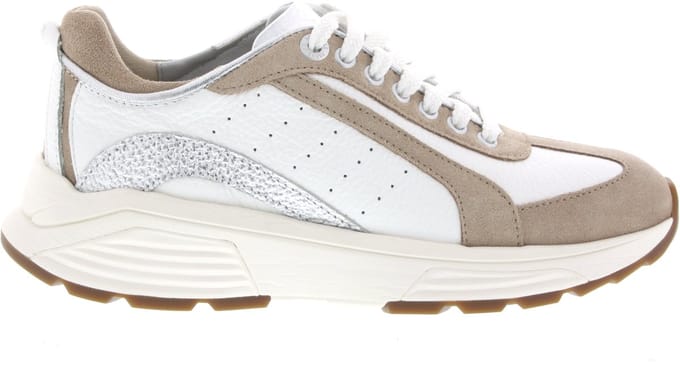 Dames Veterschoenen Xsensible Bailey Combi G Taupe - Maat 40