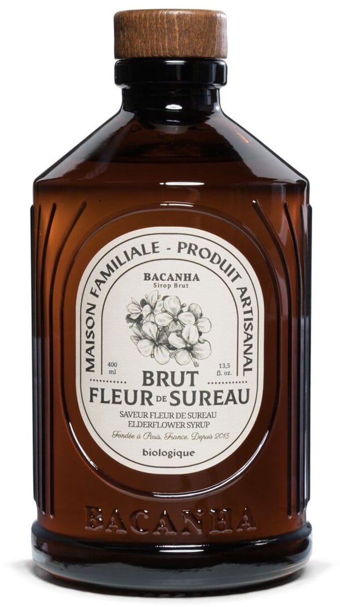 BACANHA - Organic Syrup - BIO - 400ml - Fleur de Sureau (VLIERBLOESEM)