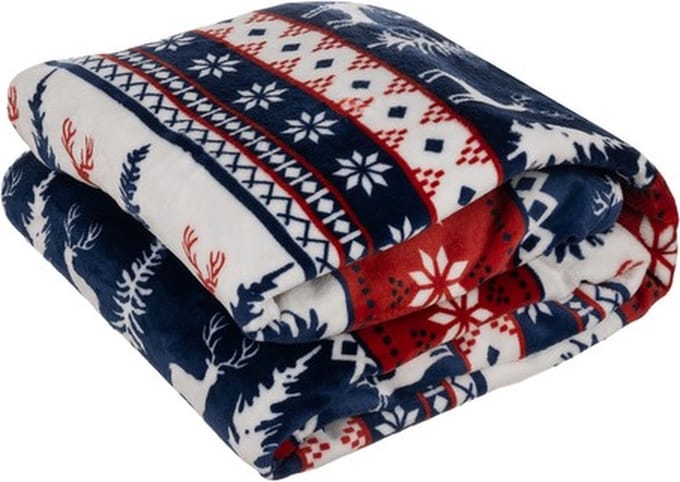 Kerst plaid - deken & 2 kussenslopen - deken - kerstdeken - decoratie - wonen - 200 x 160 - cadeau