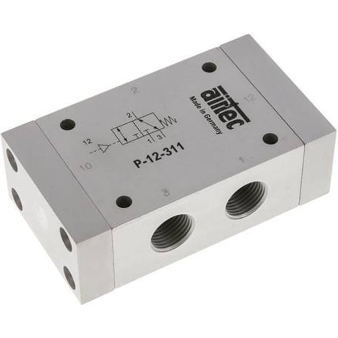 3/2 G1/2'' (G1/8'') Luchtgestuurd Ventiel 0-10bar/0-140psi Airtec