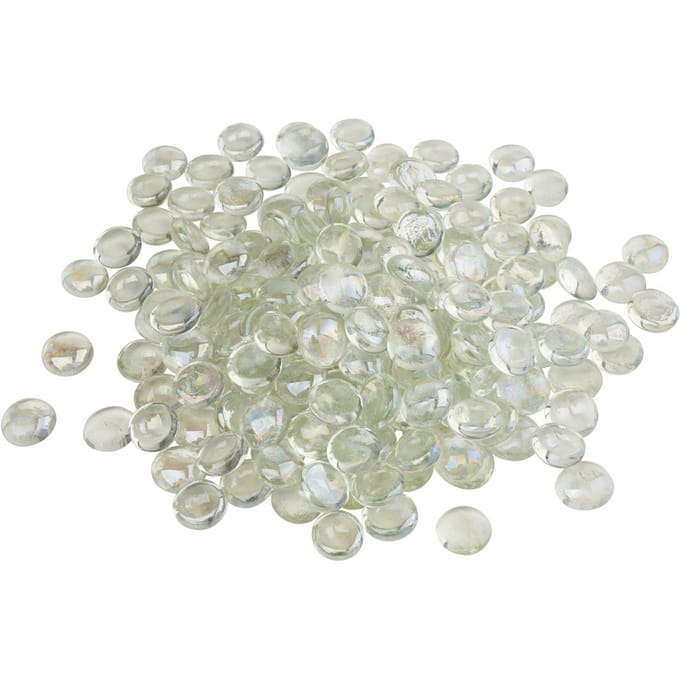 VBS Glazen Dreuzelstenen "Helder", 1 kg - Ø 1,8 cm