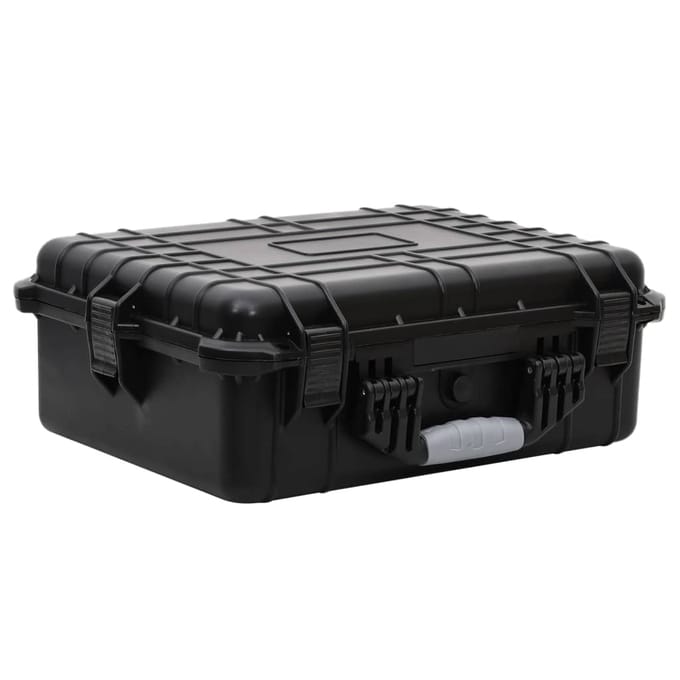 vidaXL - Flightcase - draagbaar - 52x40x19 - cm - PP - zwart