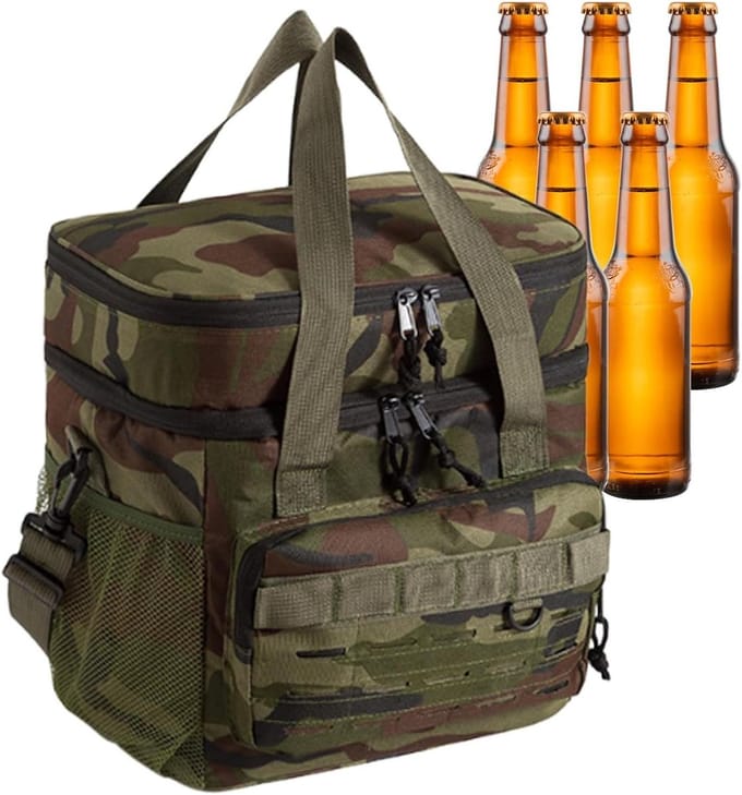 Koeltas - Lunchtas geïsoleerd - Buitenactiviteiten - Lekvrij ontwerp - 19 liter - Groen