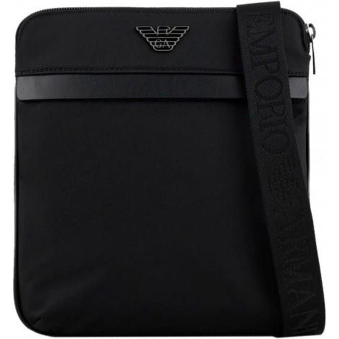 Emporio Armani Leren Schoudertas Nieuw