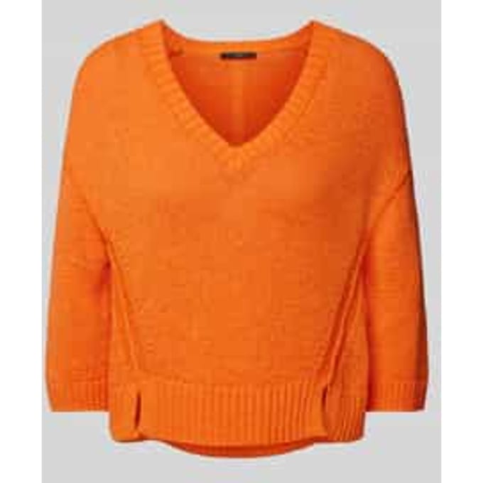 Gebreide pullover met V-hals