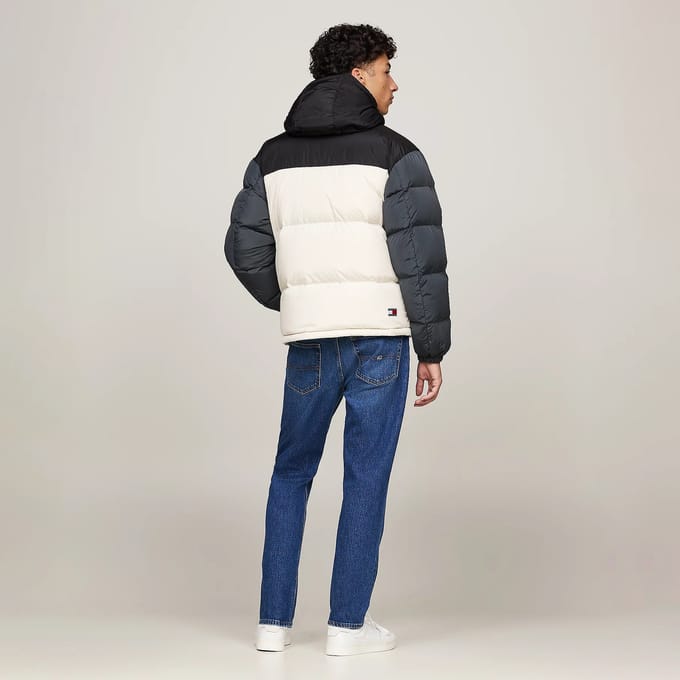 Tommy Jeans - Heren Jas winter Alaska Puffer Jacket - Multi - Maat S