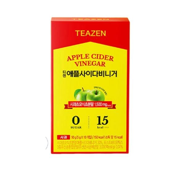 Bâtonnets de vinaigre de cidre de pomme Teazen, saveur pomme verte, 5 g (9 options) #80 sticks