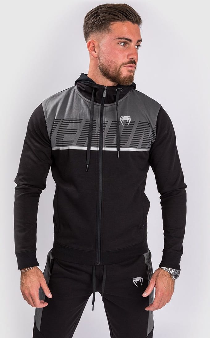 Venum Laser ZX Hoody Zwart Grijs - S
