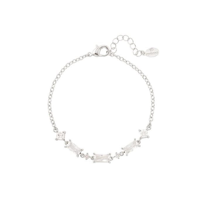 Bijoutheek Armband (sieraad) baguet zilver