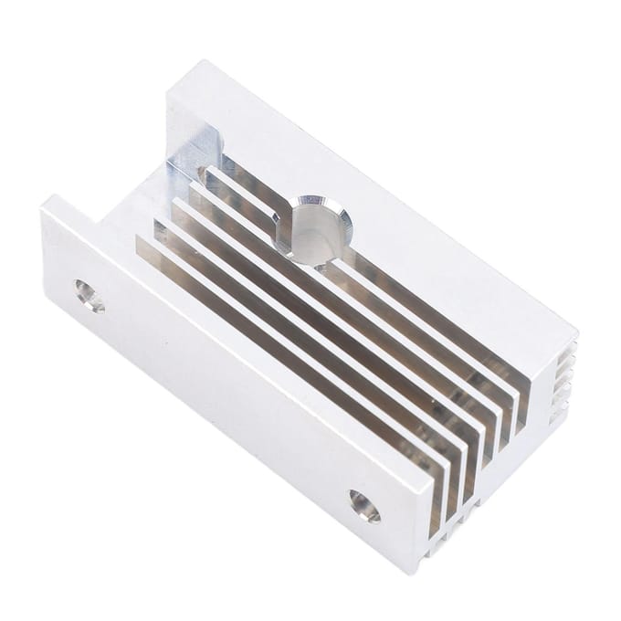 voor Sprite Extruder Heatsink Aluminiumlegering 3D Printer Hotend Koellichaam Vervanging voor Ender 3 S1 white