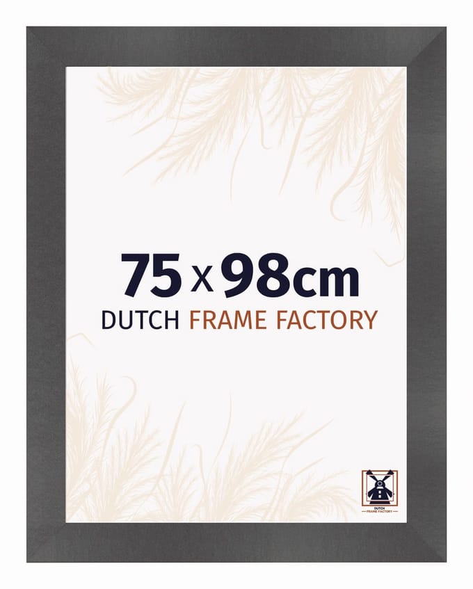 Fotolijst 75x98 cm - MDF - Zwart Mat - Praag